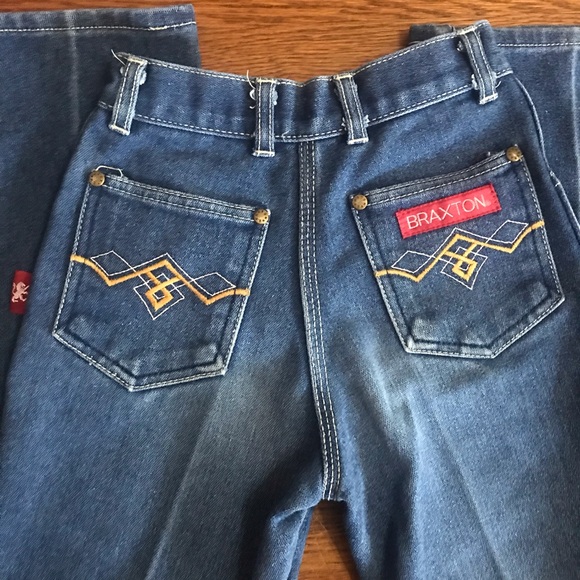 vintage Braxton jeans 8 slim kids boys 70s 80s - Picture 9 of 11